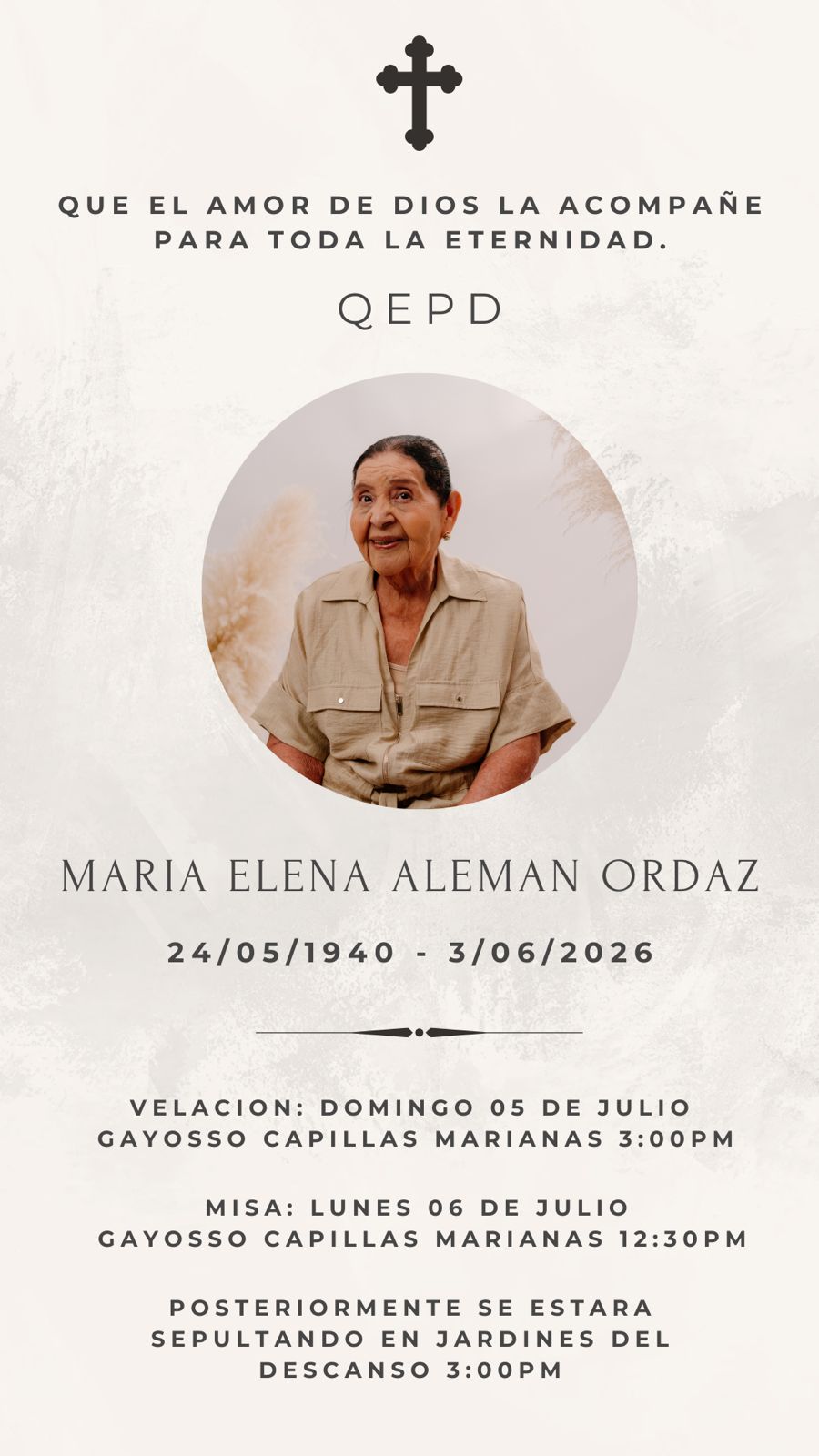 Maria Elena Aleman Ordaz